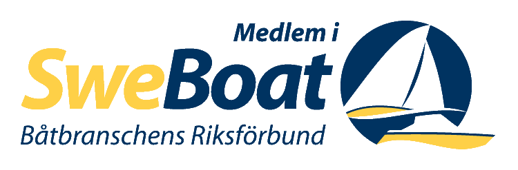 Vi är medlemmar i SweBoat, Båtbranschens riksförbund
